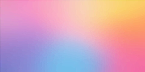 Obraz premium Abstract geometric pattern of colorful rainbow lines and shapes