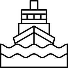 new line icon design