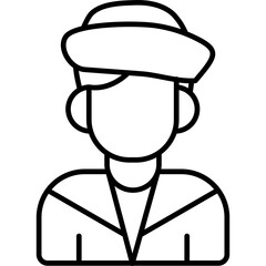 Sailor Icon Vector Element