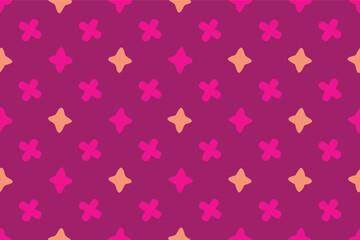Pink Stars Pattern