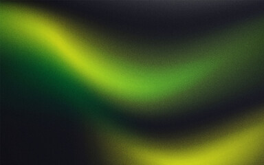 background grainy concept black, green and yellow gradient colorful