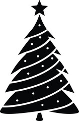 Christmas Tree Silhouette Icon