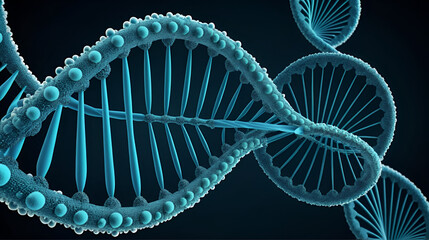 Intricate cellular activity and dna structure.