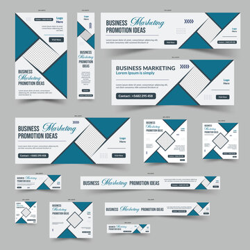 Creative Google Display Ads Banner, Web Template