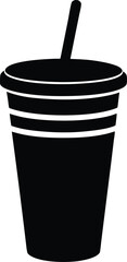 Iced Drink Silhouette