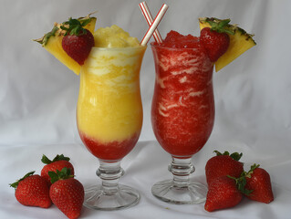 strawberry and banana smoothie