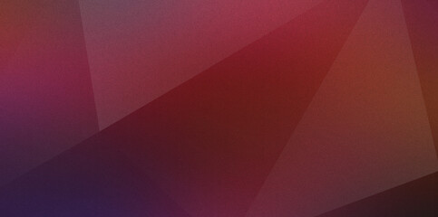 Red, purple and orange geometric color blocks splicing, gradient blending, hard lines, creating a...