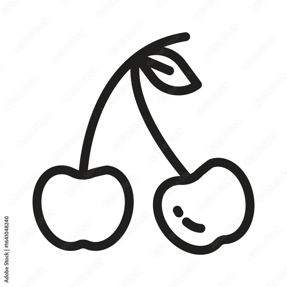 Poster lamp vector outline icon. eps 10 file
