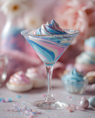 The Unicorn Dreams Martini is a magical