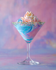 The Unicorn Dreams Martini is a magical