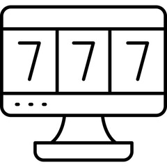 new line icon design