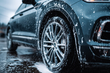 Automobile maintenance scene