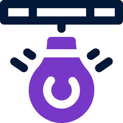 punching bag duotone icon. Sleek and modern vector icon for websites, mobile apps, marketing materials, and corporate design. Fully scalable and ready to use.