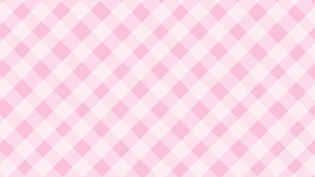 Cute Pastel Pink Plaid Diagonal Line Wallpaper Video Motion Background