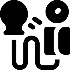 Obraz premium blood pressure glyph icon. Strong and solid vector icon for websites, mobile interfaces, presentations, and visual branding. High quality and easy to edit.