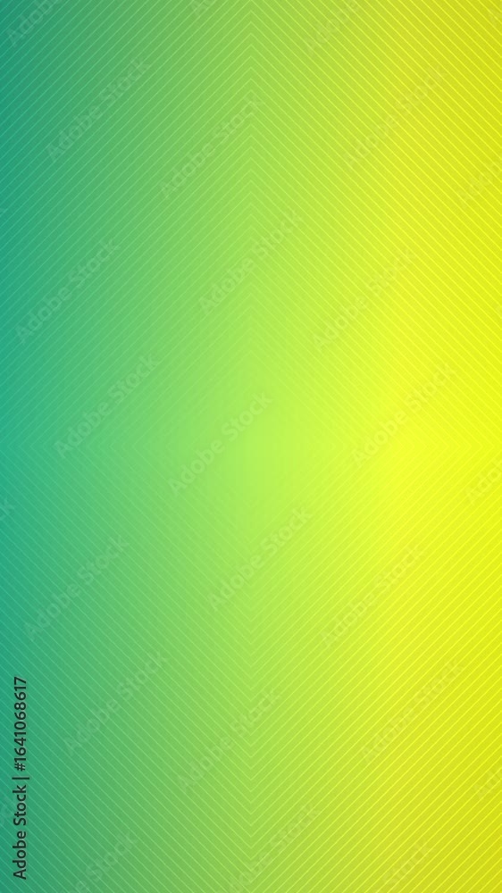 Poster clean and stylish looping animation with abstract wavy lines and gradient green yellow tones. suited