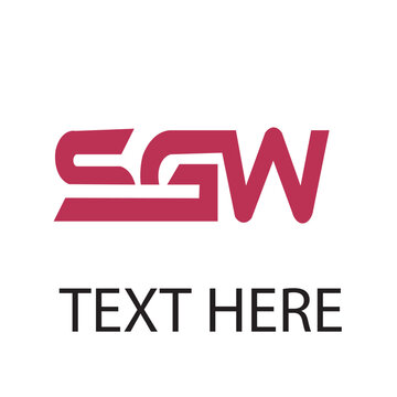 SGW Logo design illustration art 