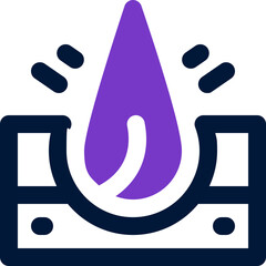 hair analysis duotone icon. Sleek and modern vector icon for websites, mobile apps, marketing materials, and corporate design. Fully scalable and ready to use.