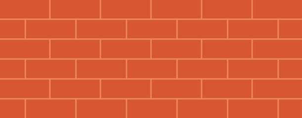Brick Wall Pattern – Red Construction Texture
