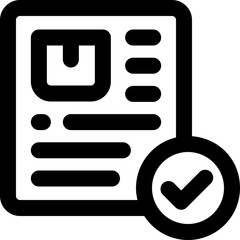 instock line icon. Clean and minimalist vector icon for websites, mobile apps, presentations, and logos. Fully scalable and customizable for any project.