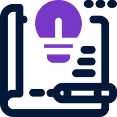 prototype duotone icon. Sleek and modern vector icon for websites, mobile apps, marketing materials, and corporate design. Fully scalable and ready to use.