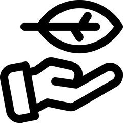 alternative medicine line icon. Clean and minimalist vector icon for websites, mobile apps, presentations, and logos. Fully scalable and customizable for any project.