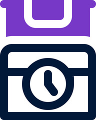 bedtime duotone icon. Sleek and modern vector icon for websites, mobile apps, marketing materials, and corporate design. Fully scalable and ready to use.