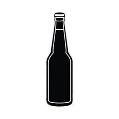 drinks clipart of beer bottle with cap 