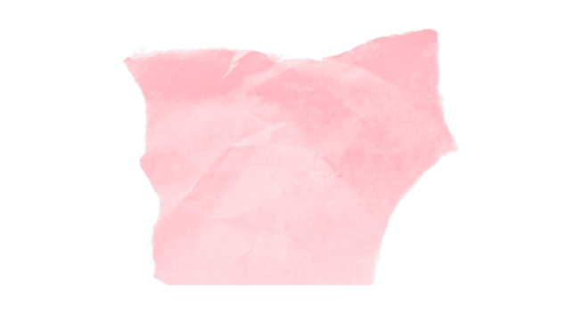 Pink torn paper isolated on transparent background