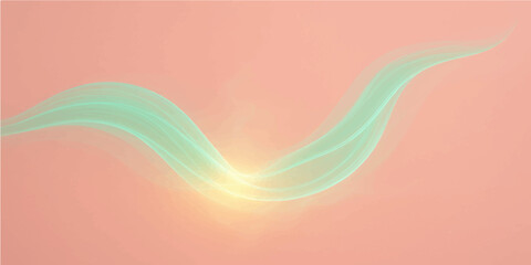 Abstract colorful wave design background with flowing curves and vibrant vector illustration