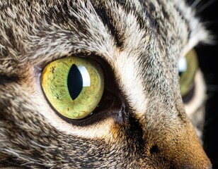 Close-up of a cat's eye
