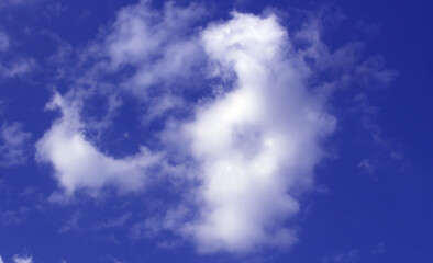 Clear blue sky nature background