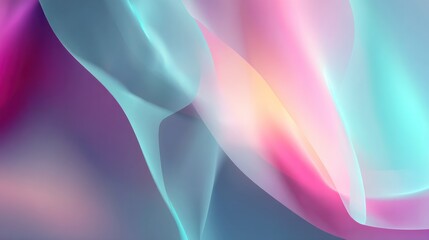 Abstract colorful background with flowing shapes