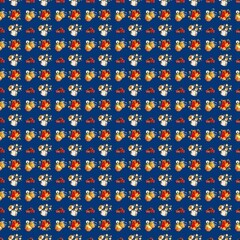 Seamless pattern with gift box 