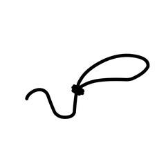 simple rope tie icon