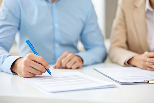 Signing important documents is key part of life insurance agreements and planning