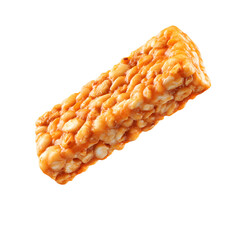 Delicious and nourishing orange flavored granola snack bar with a satisfying combination of crunchy and chewy textures to fuel your day