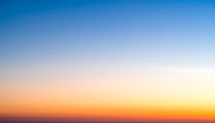 Obraz premium Soft Hues of Sunset Sky Gradient.