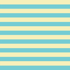 Obraz premium Cream and teal bold horizontal stripe seamless pattern background