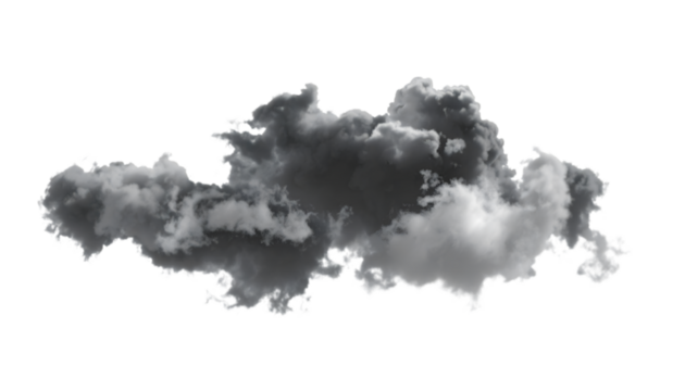 A Stormy Cloud Formation: This image captures a dramatic, isolated cumulus cloud, evoking a sense of both anticipation and potential.