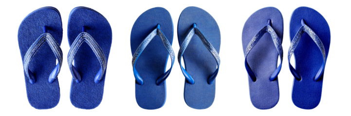 Stylish Blue Flip Flops for Summer Fun and Beach Adventures