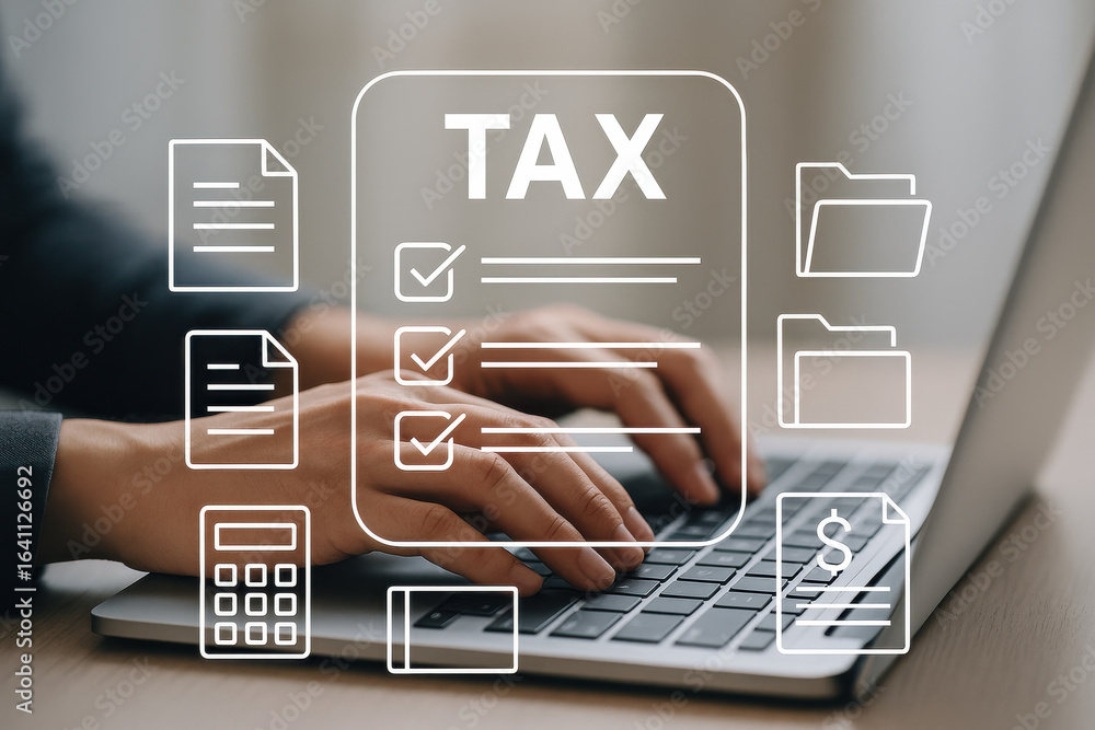 Poster tax preparation involves organizing documents and using technology for efficient filing