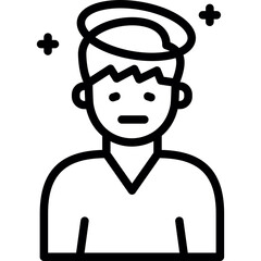 Obraz premium Dizziness Icon