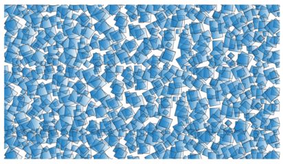 Abstract seamless blue flower pattern inspired by water and swimming pool reflections