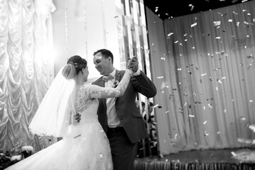 the first wedding dance of the bride and groom