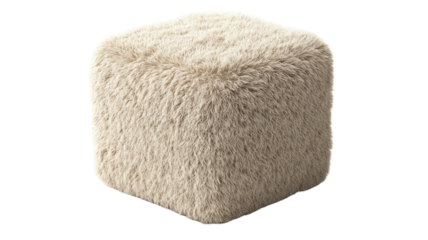 Brown wool scarf with soft warm fabric and knitted winter fashion accessory isolated on white background