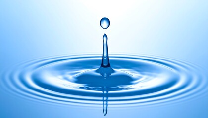 Water drop impact on surface