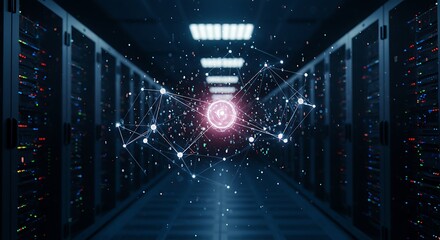 Network in Data Center Server Room