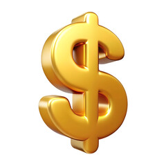 Obraz premium Golden Dollar Sign Symbolizing Wealth Success and Financial Prosperity on Black Background Representing Investment and Economic Growth