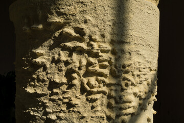 Old stone column